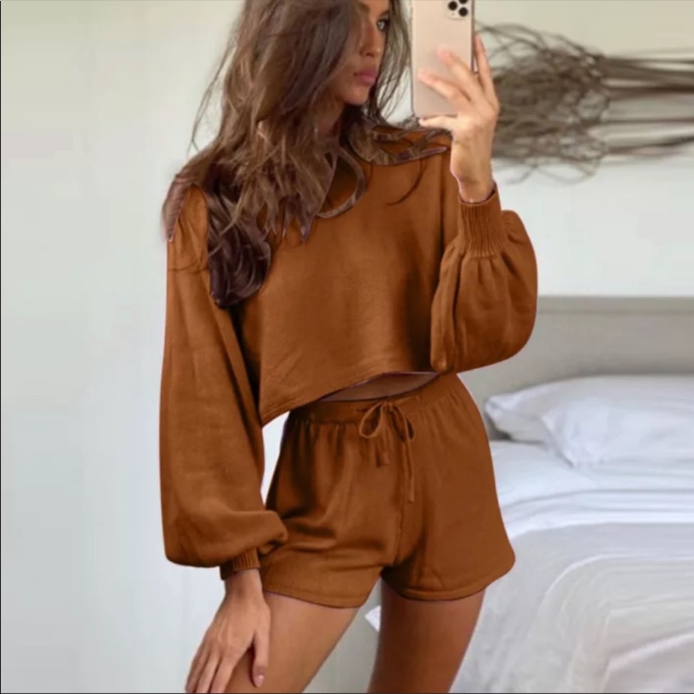 Brown loungewear set